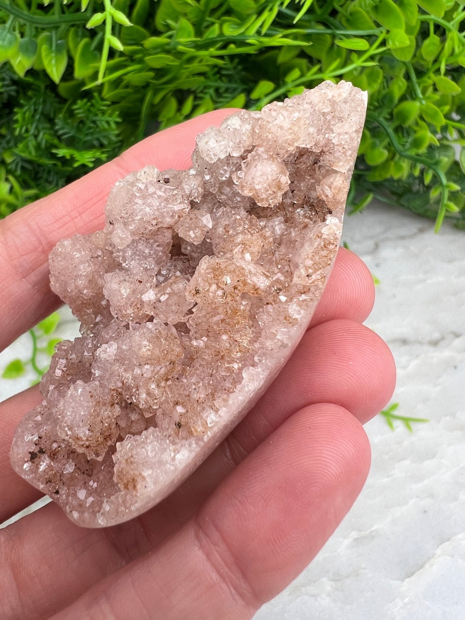 Rosa Amethyst-Cluster (7 cm) von KEY LIME STORE
