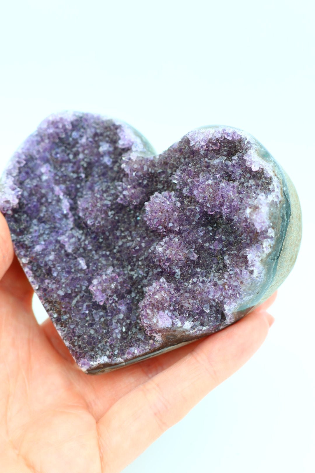 Amethyst-Herz 0,322 kg von KEY LIME STORE
