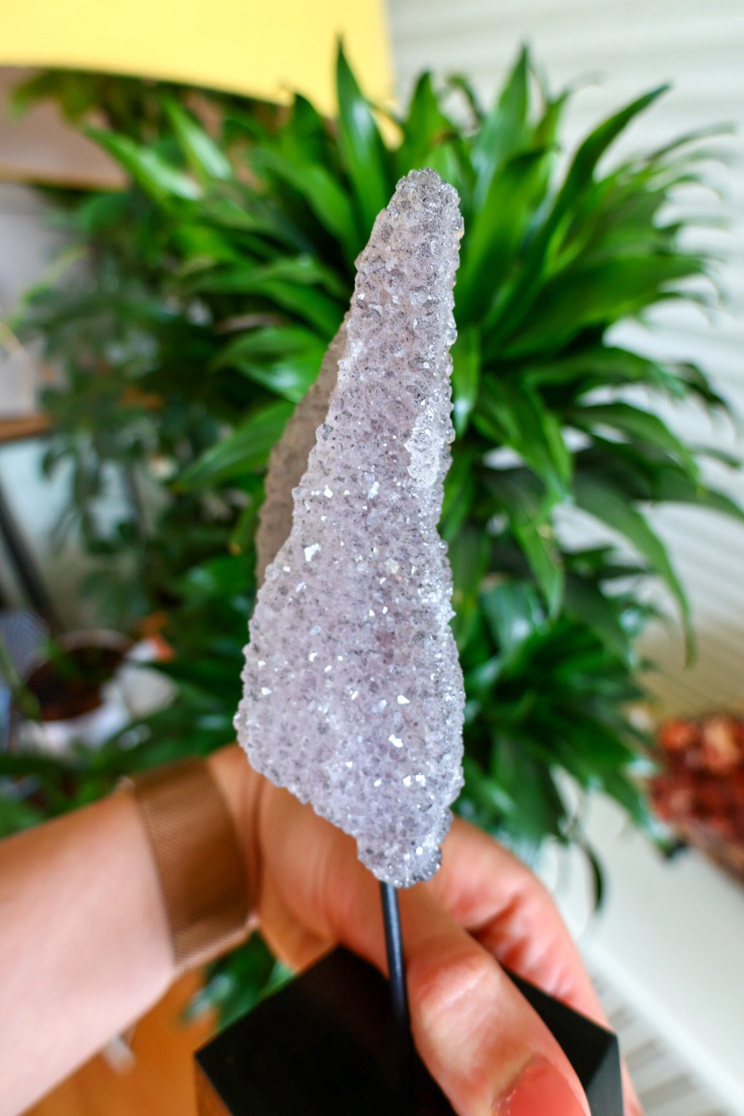 Flower Amethist op standaard by KEY LIME STORE