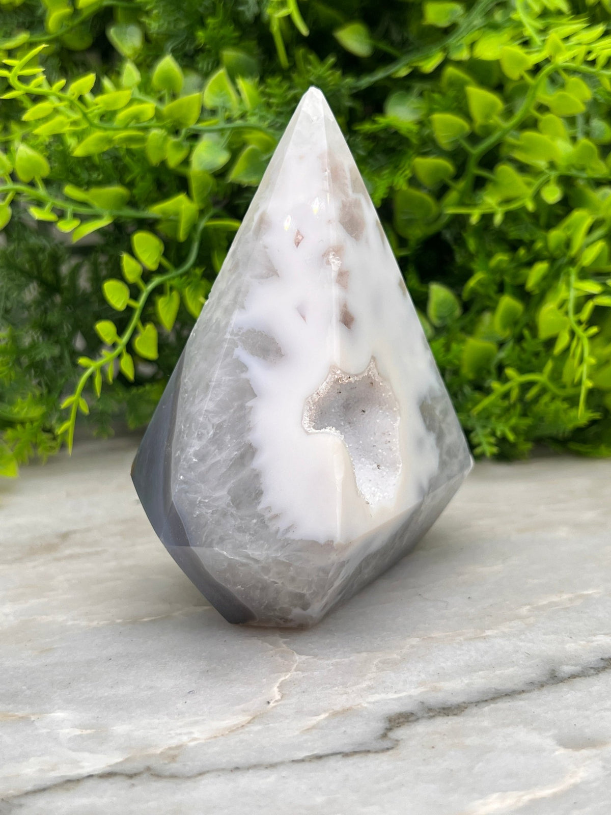 Agaat druzy diamantvorm by KEY LIME STORE