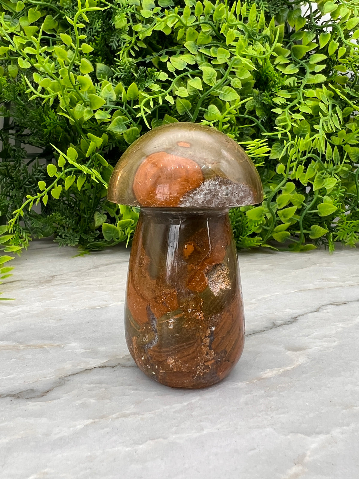 Oceaan Jaspis paddenstoel (8 cm)