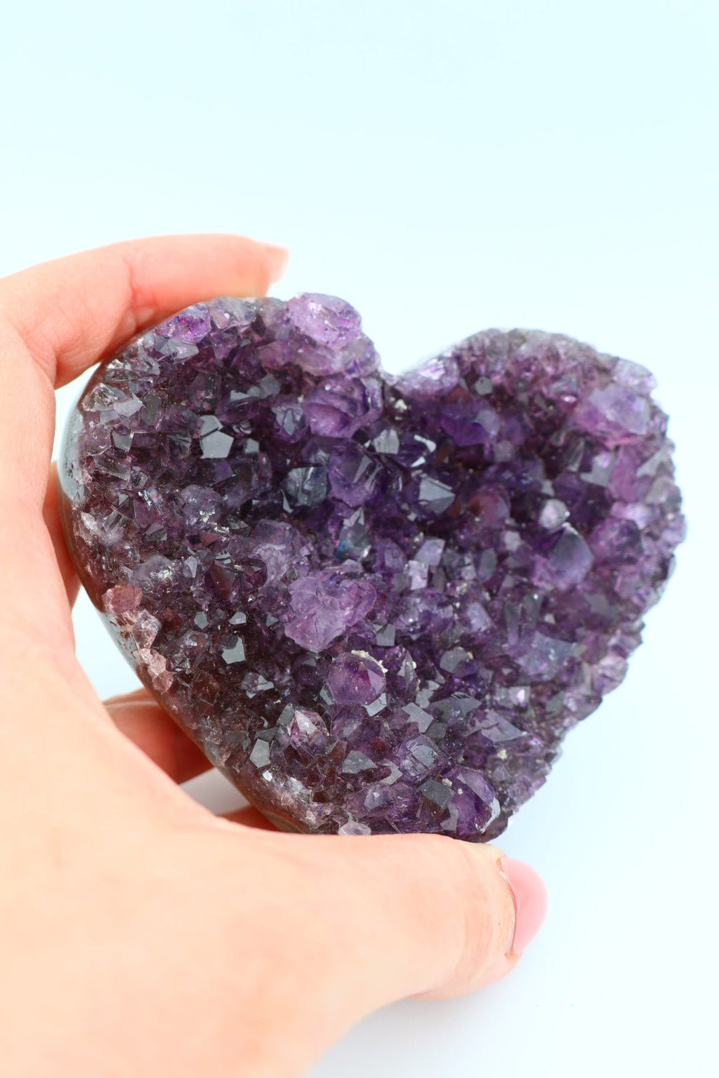 Amethyst-Herz 0,353 kg von KEY LIME STORE