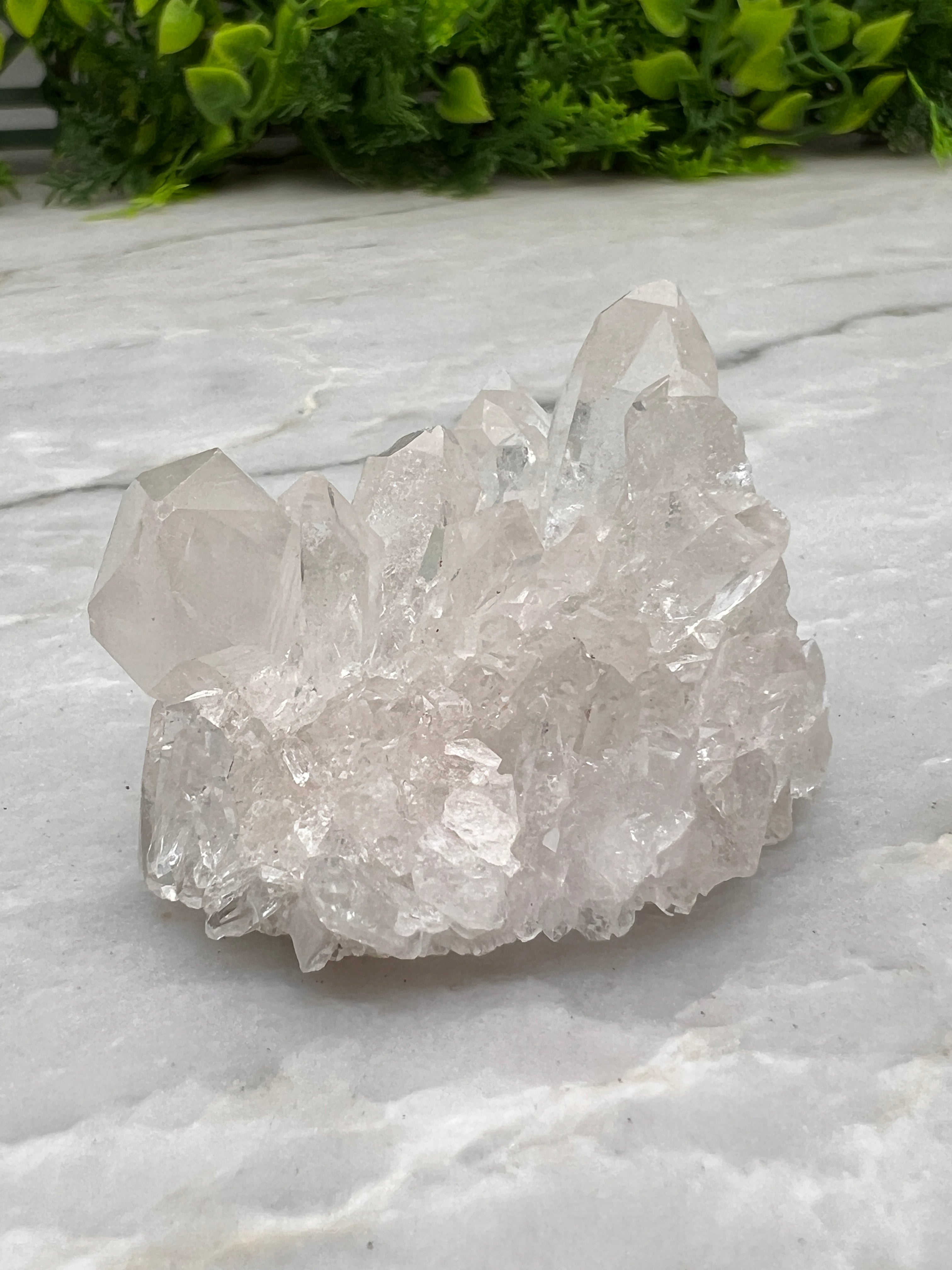 Zeer helder Bergkristal cluster (5 cm)