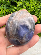 Chalcedoon / Paarse Agaat palmsteen