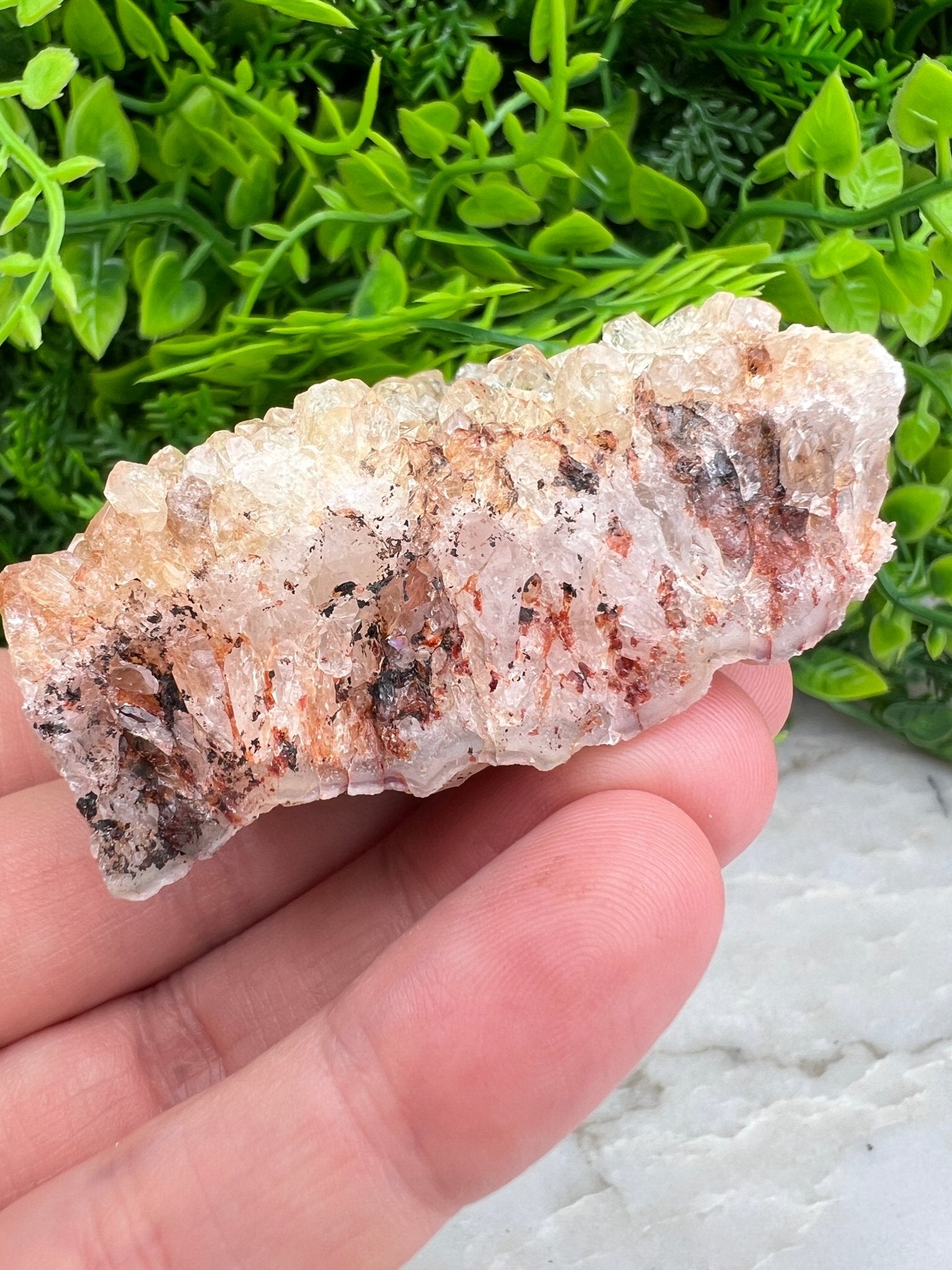 Citrin (gebrannter Amethyst) – Cluster (6 cm) von KEY LIME STORE