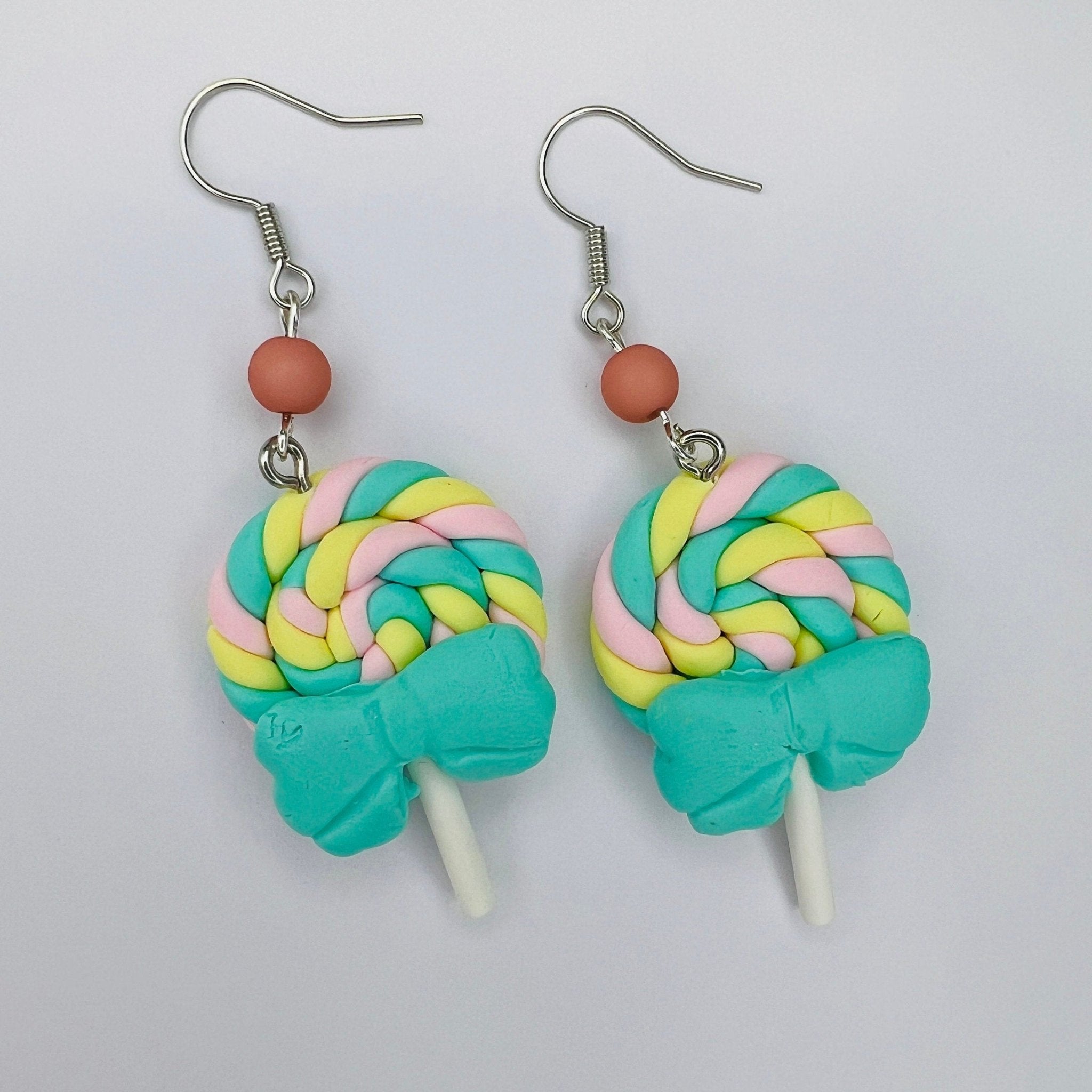 Lolly oorbellen zilver by KEY LIME STORE