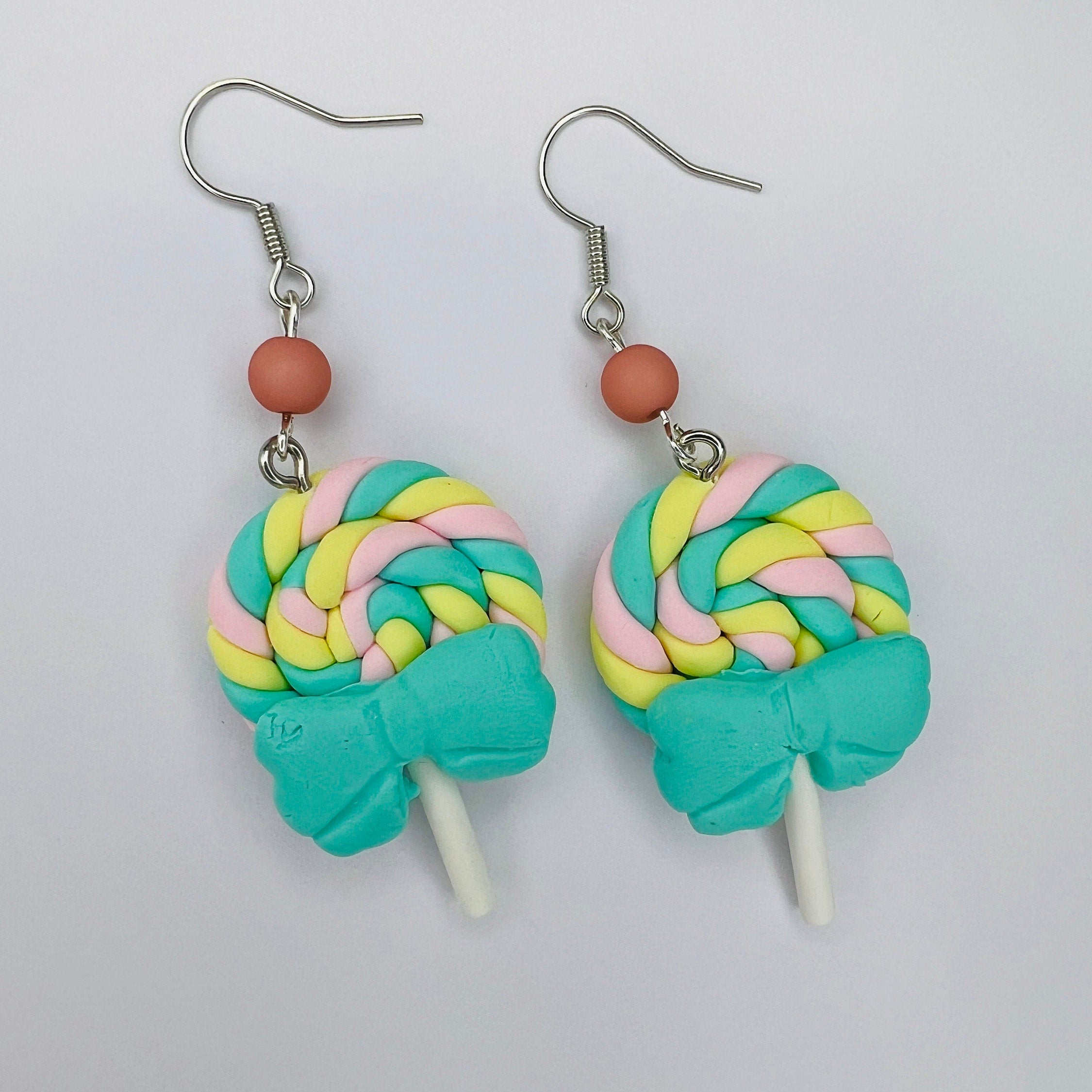 Lutscher-Ohrringe aus Silber