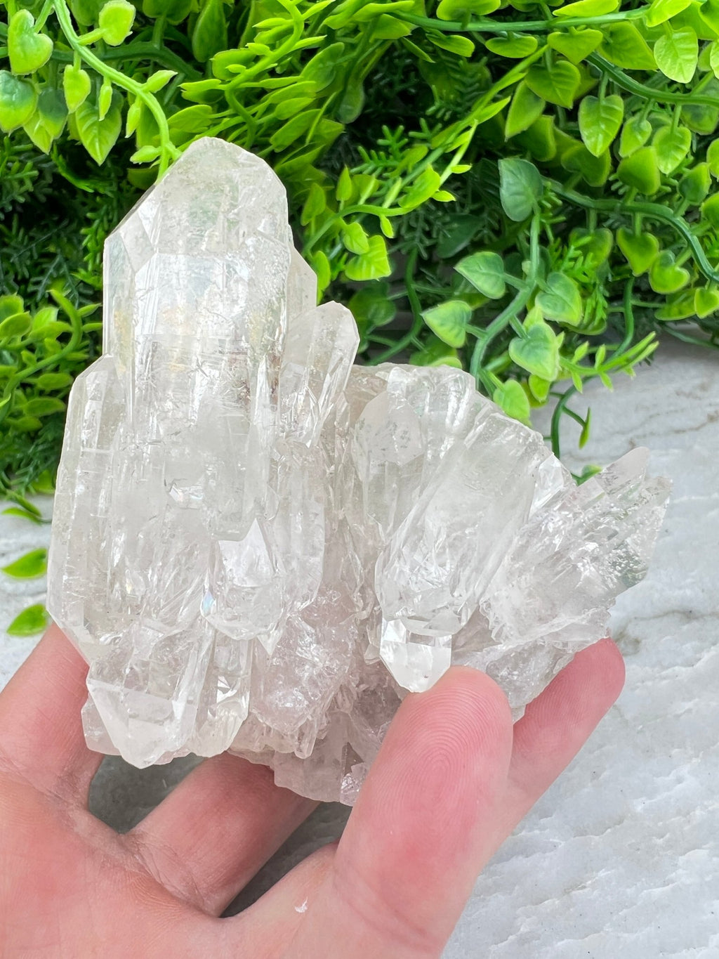 Bergkristall-Cluster (8 cm) von KEY LIME STORE
