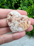 Druzy Bloemagaat hart (4cm) by KEY LIME STORE