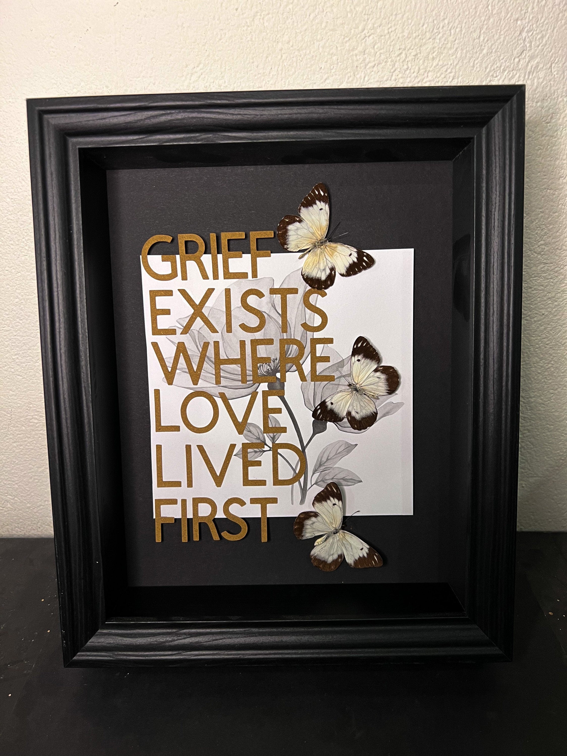 Schmetterlinge im Rahmen – Andenken