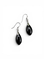 925 Sterling zilver | Zwarte Spinel (42 mm totaal) by KEY LIME STORE
