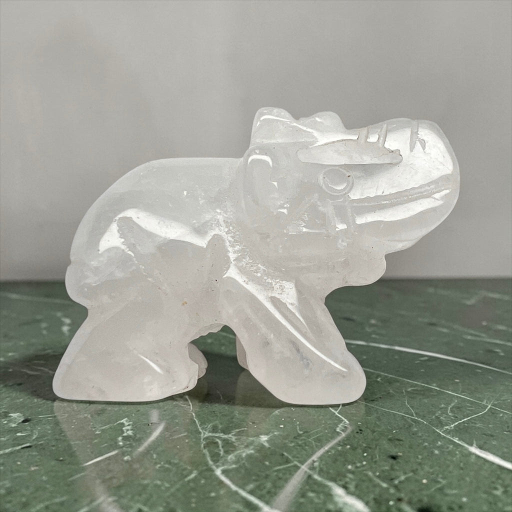 Bergkristall-Elefant, 3 cm, von KEY LIME STORE