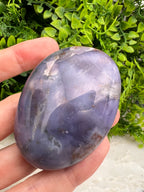 Chalcedoon / Paarse Agaat palmsteen