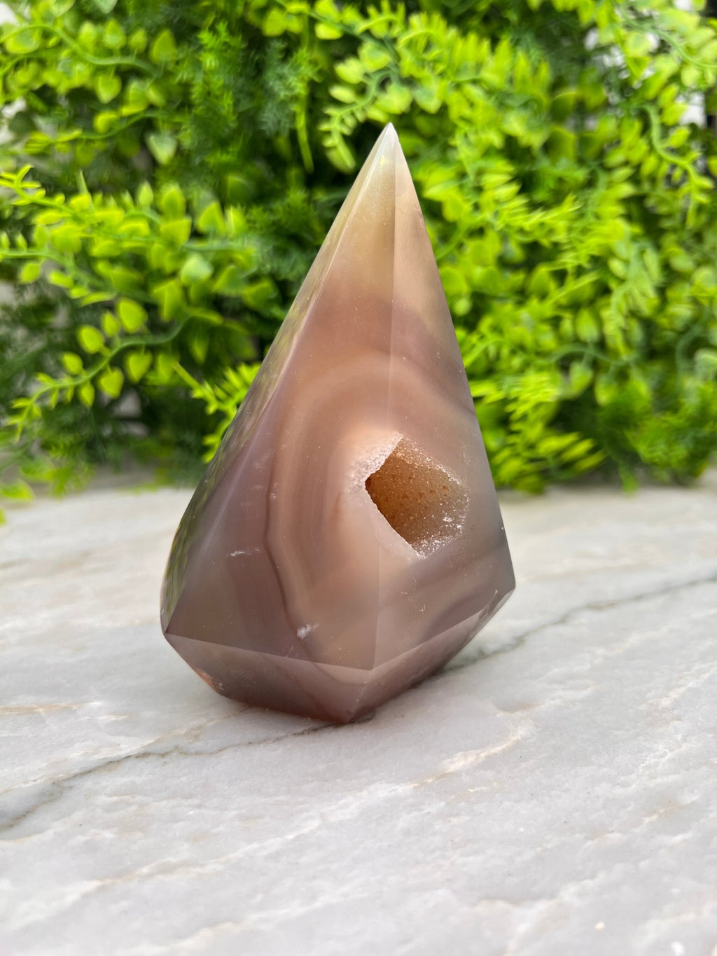 Agaat diamantvorm by KEY LIME STORE