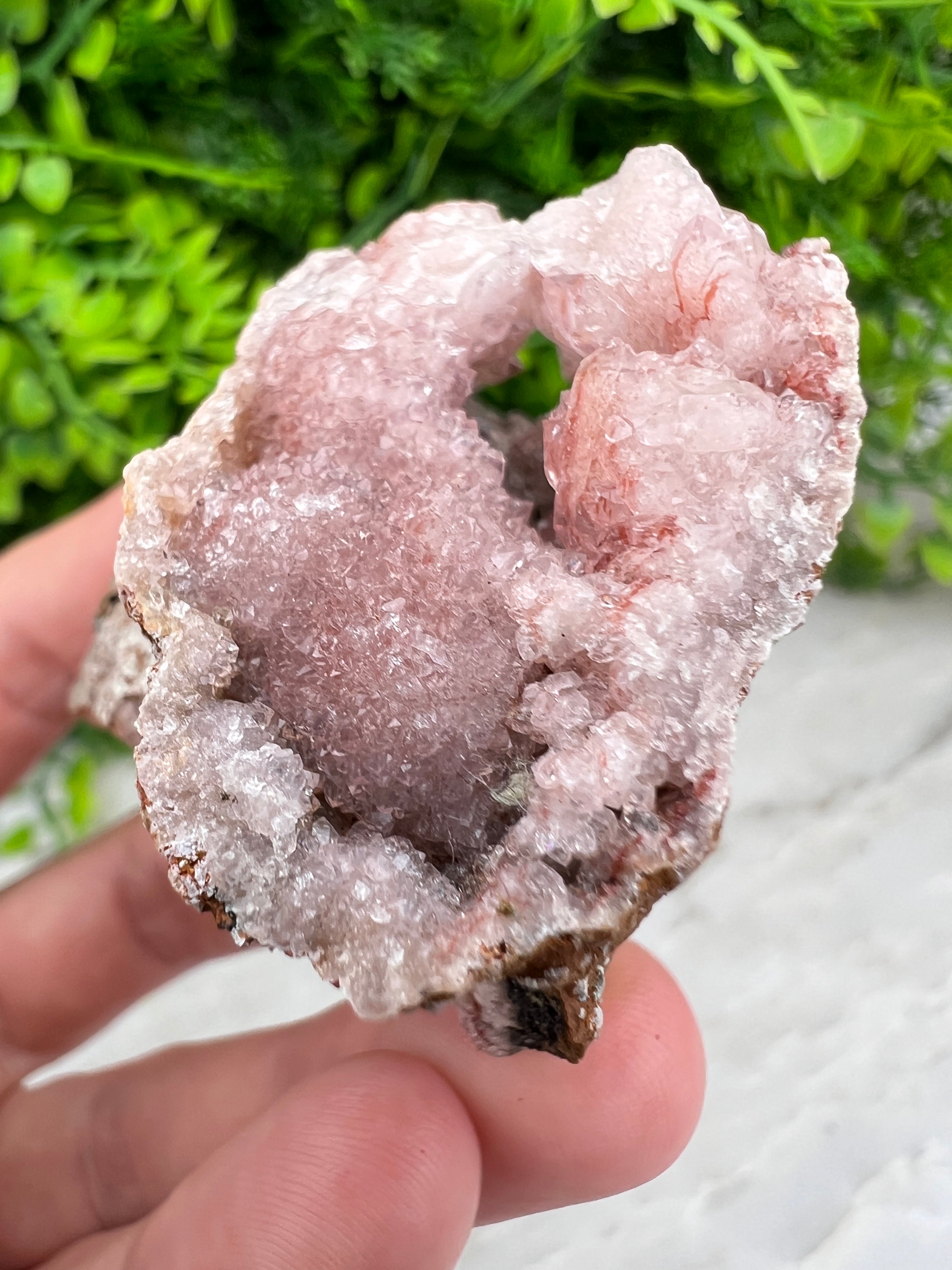 Roze Amethist cluster (5 cm)