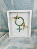 Sericinus Montela auf einem Venus-Symbol in einem Rahmen von KEY LIME STORE