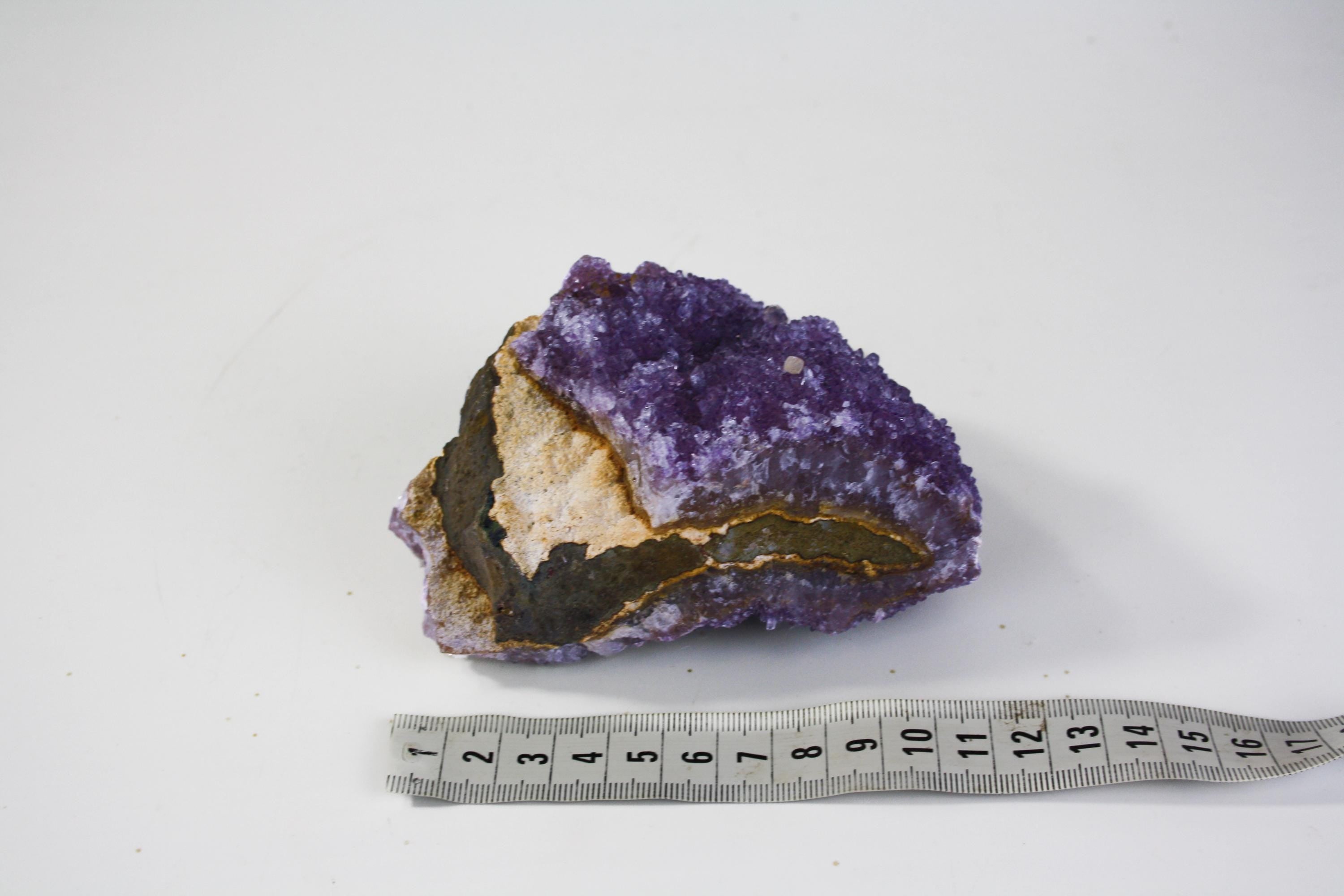 Amethist kristal Cluster 545 gram – 11 cm lang