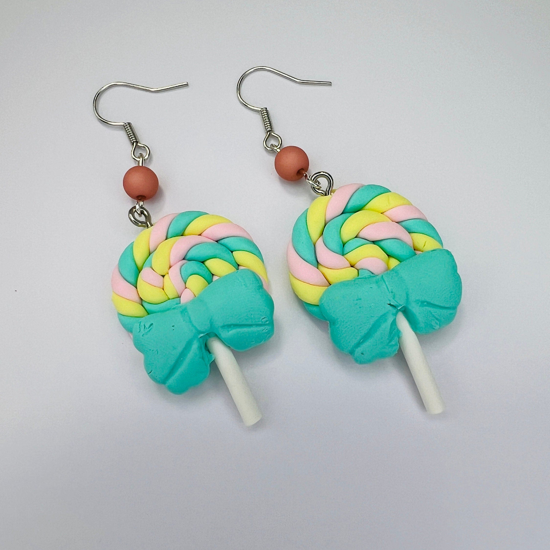 Lutscher-Ohrringe aus Silber