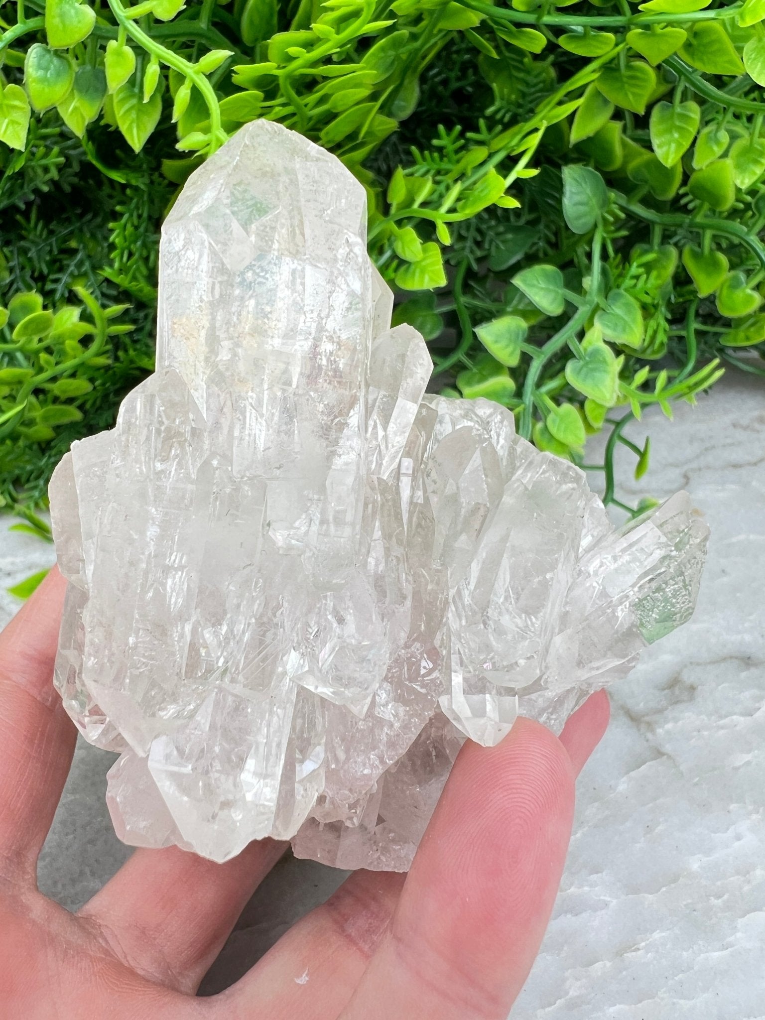 Bergkristall-Cluster (8 cm) von KEY LIME STORE
