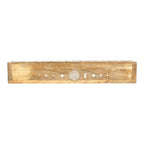 Wierookbrander kistje Bloem des Levens mangohout (31x6x5 cm)