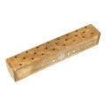 Wierookbrander kistje Bloem des Levens mangohout (31x6x5 cm)