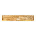 Wierookbrander kistje Alziend Oog mangohout (31x6x5 cm)