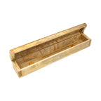 Wierookbrander kistje Alziend Oog mangohout (31x6x5 cm)