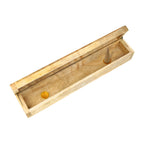 Wierookbrander kistje Alziend Oog mangohout (31x6x5 cm)