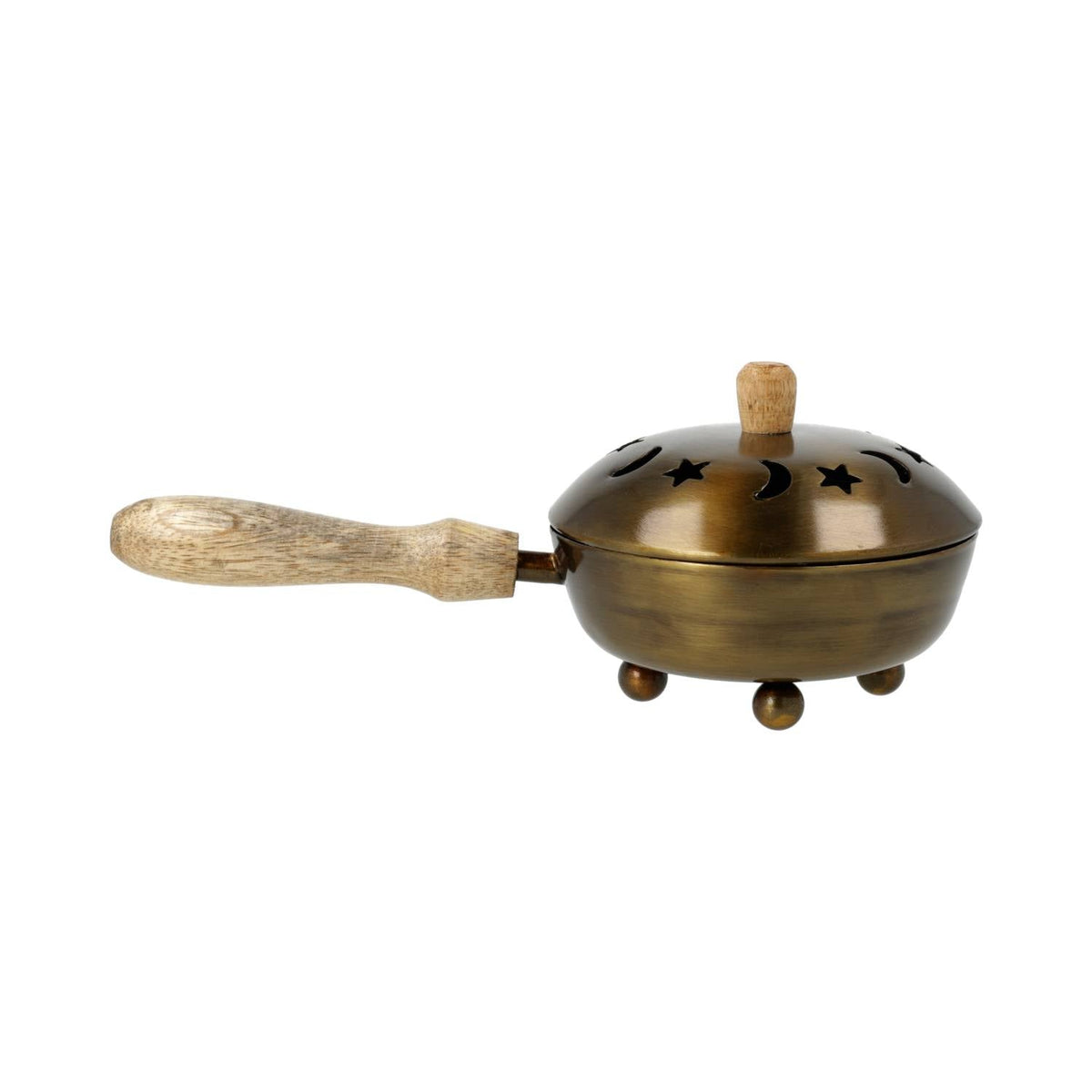 Ijzeren wierookbrander panmodel (21x10cm)