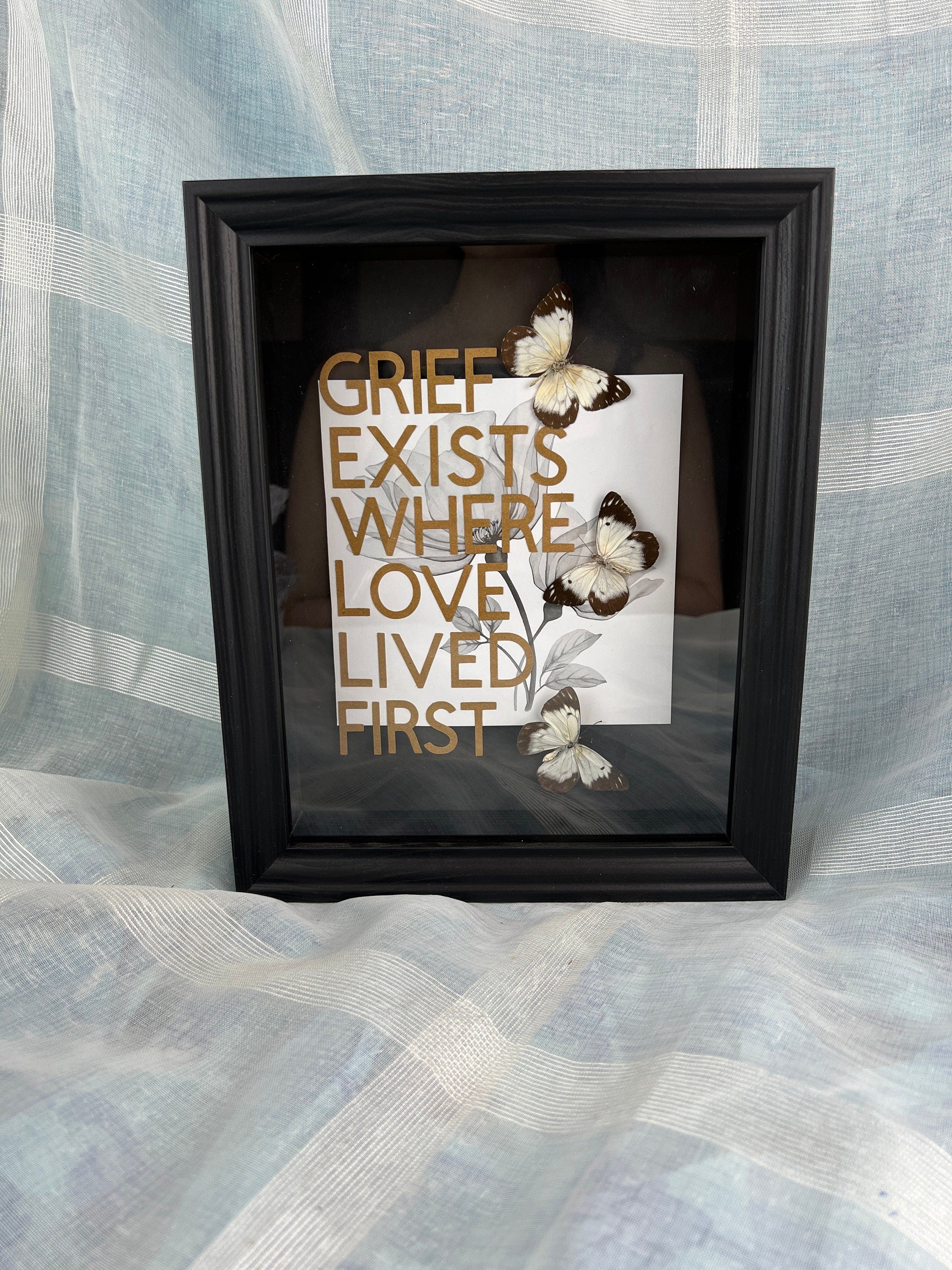 Schmetterlinge im Rahmen – Andenken