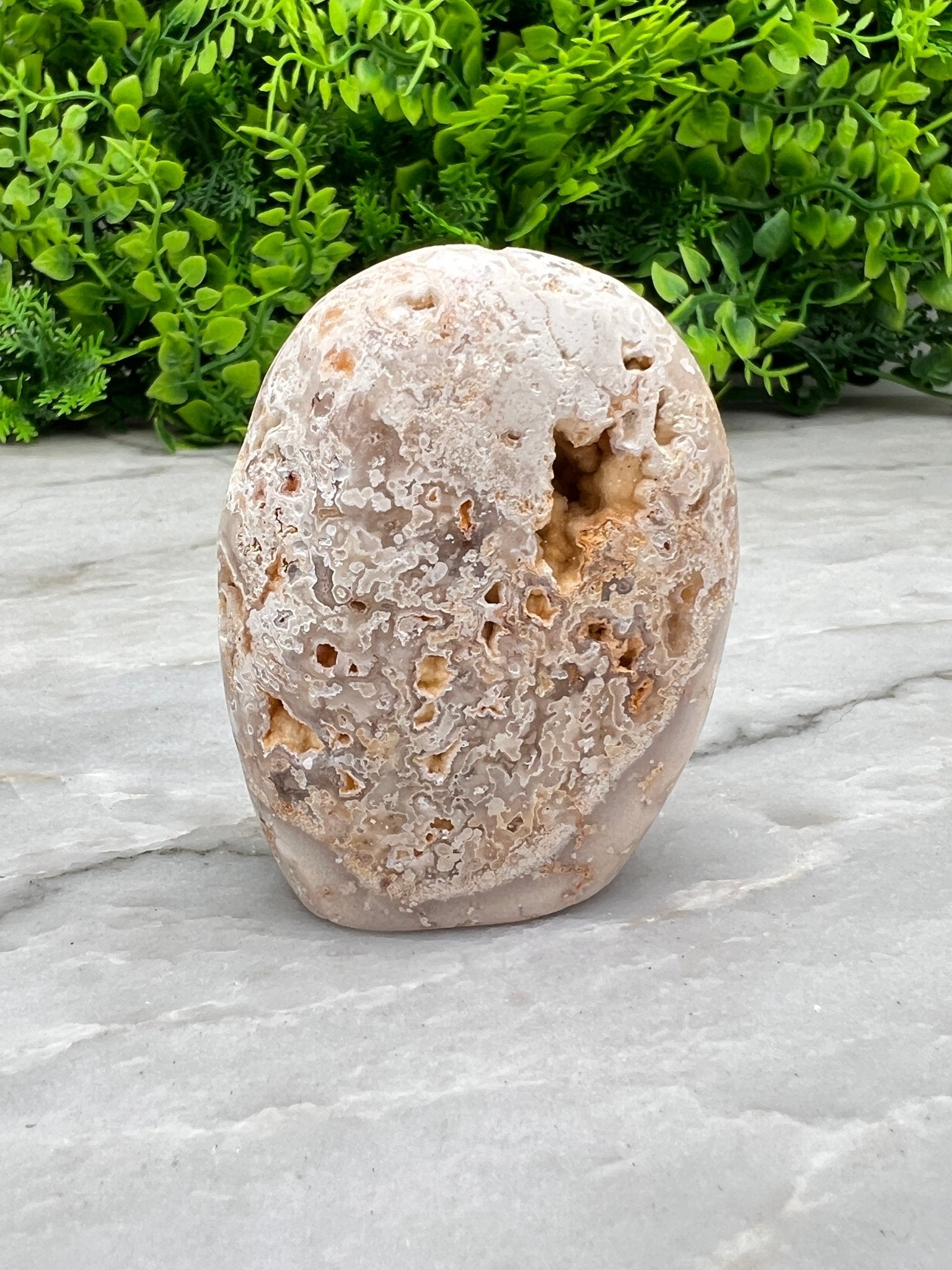 Druzy Crazy Lace Agaat free form (6 cm) by KEY LIME STORE