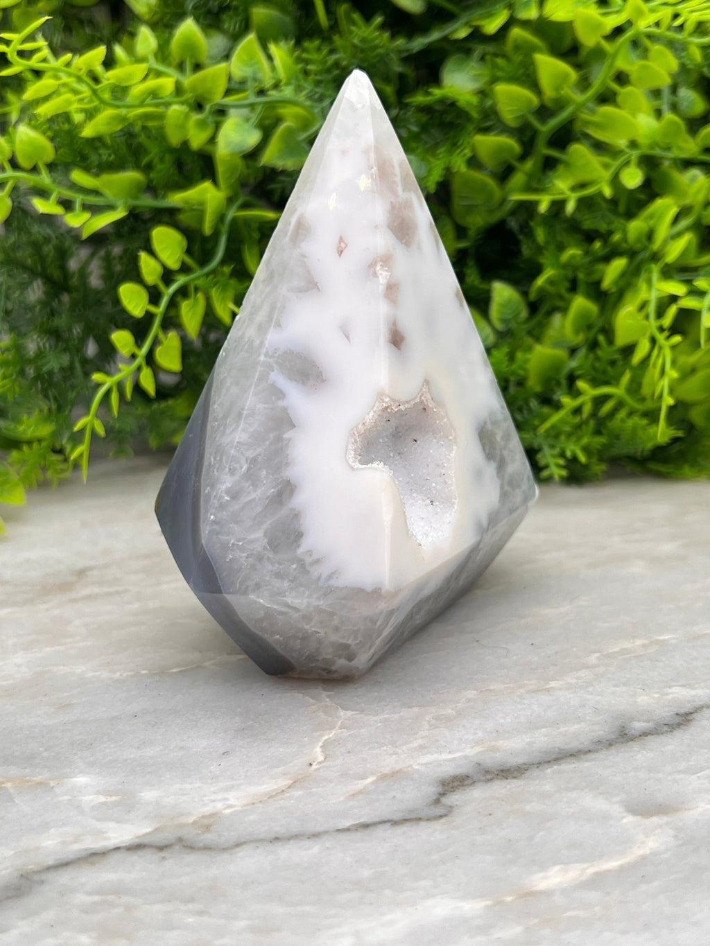 Agaat druzy diamantvorm by KEY LIME STORE