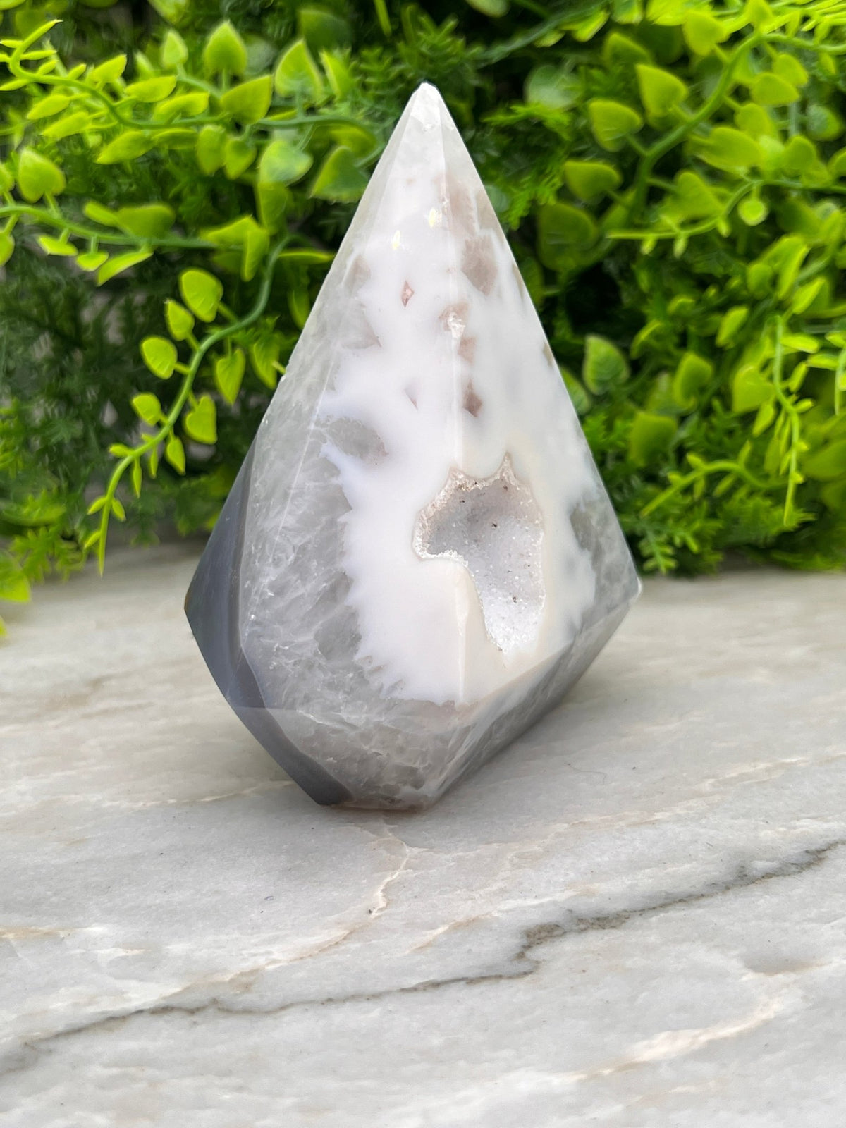 Agaat druzy diamantvorm by KEY LIME STORE