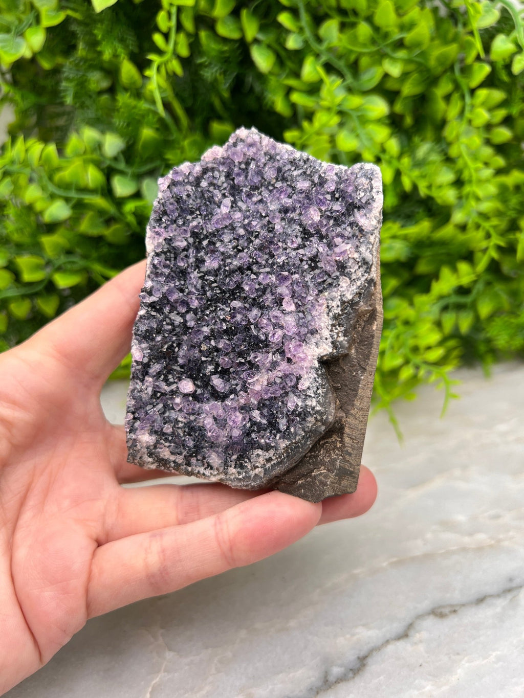 Amethist cluster cut base by KEY LIME STORE