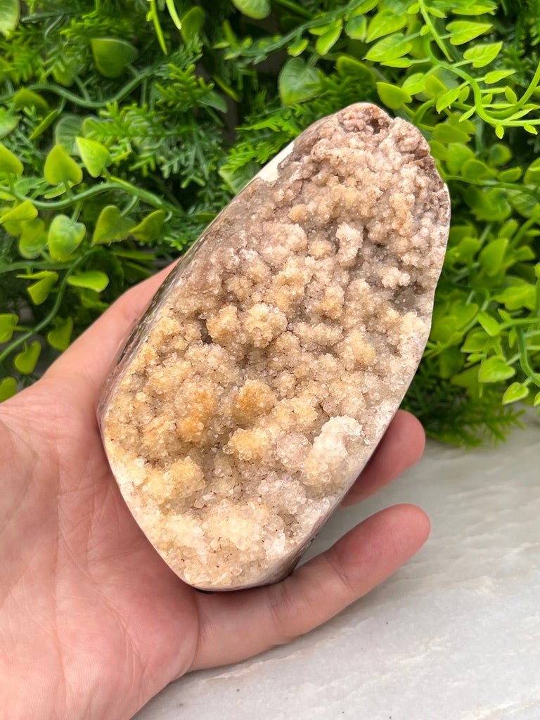Roze Amethist cluster gepolijst by KEY LIME STORE