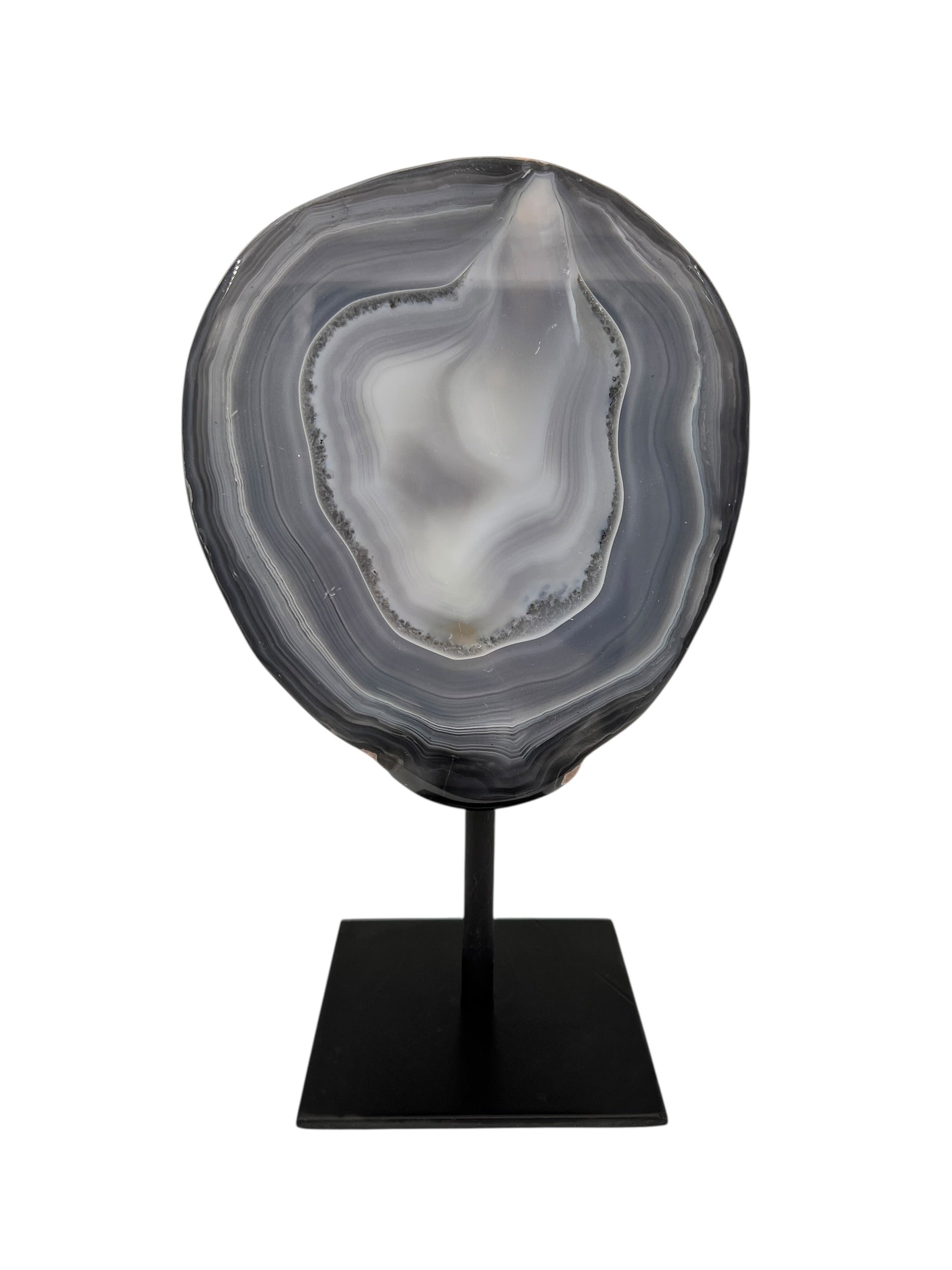 Halve agaat op standaard 2.490 kg