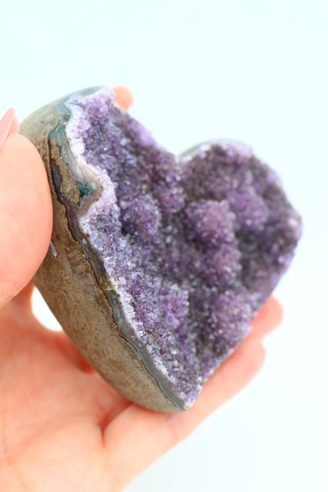 Amethyst-Herz 0,322 kg von KEY LIME STORE