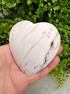 Witte pluim Agaat hart