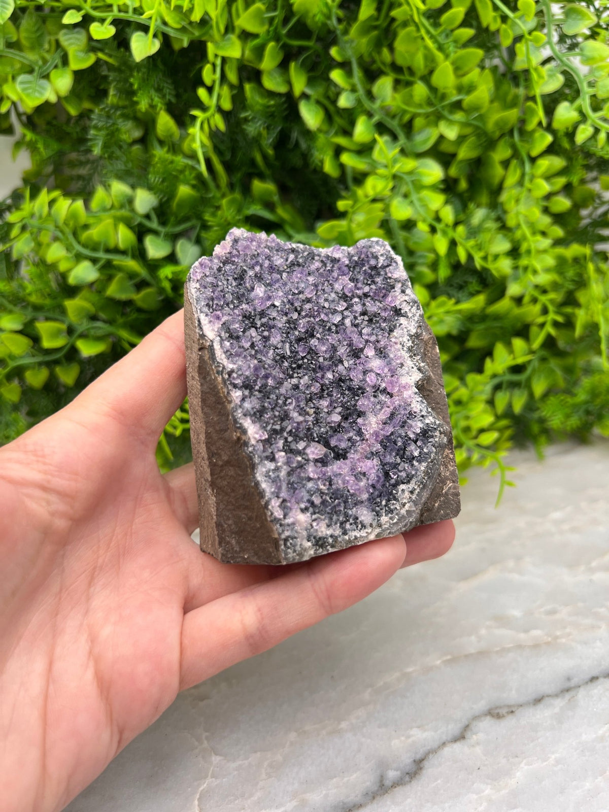 Amethist cluster cut base by KEY LIME STORE