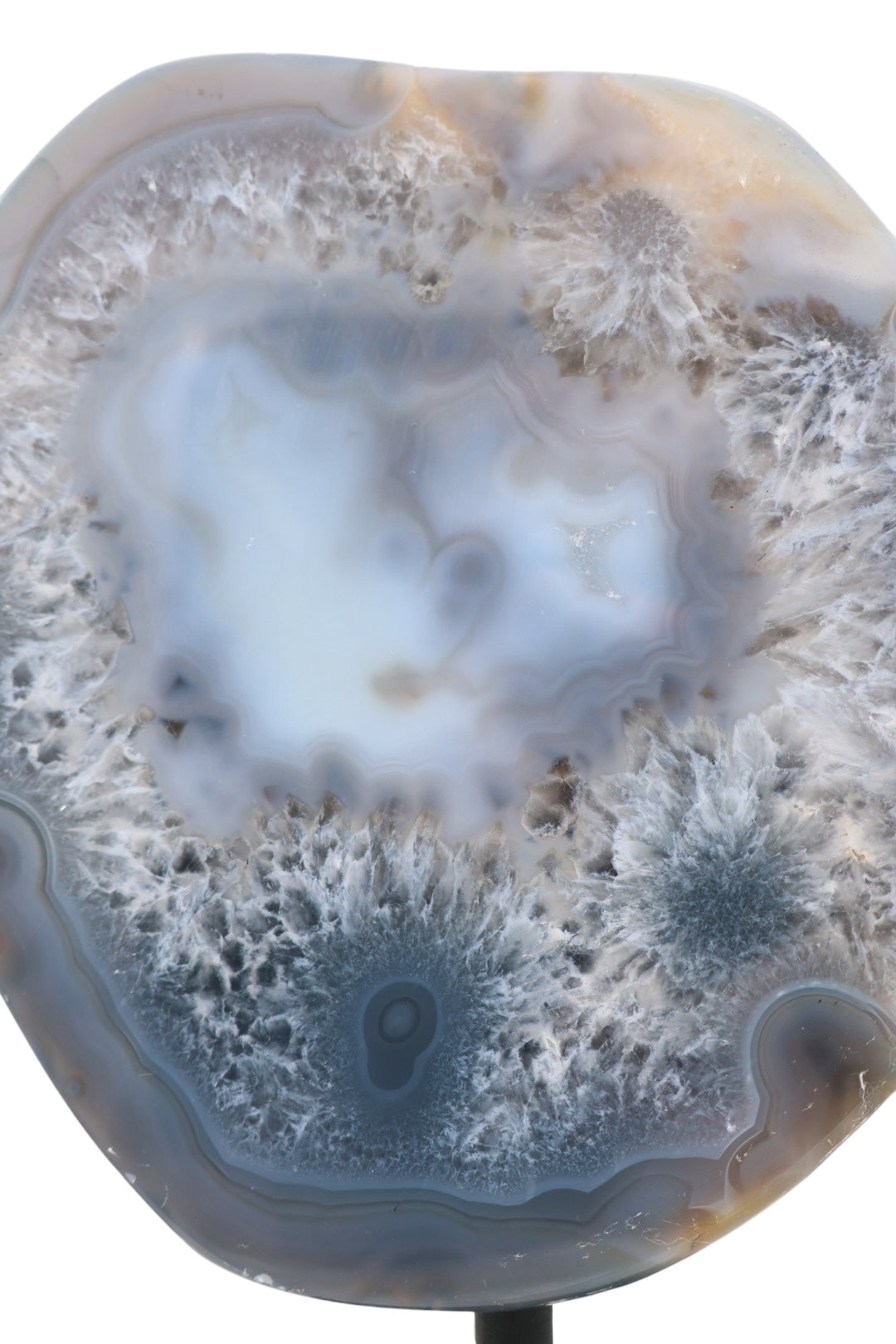 Halve agaat op standaard 1.450 kg