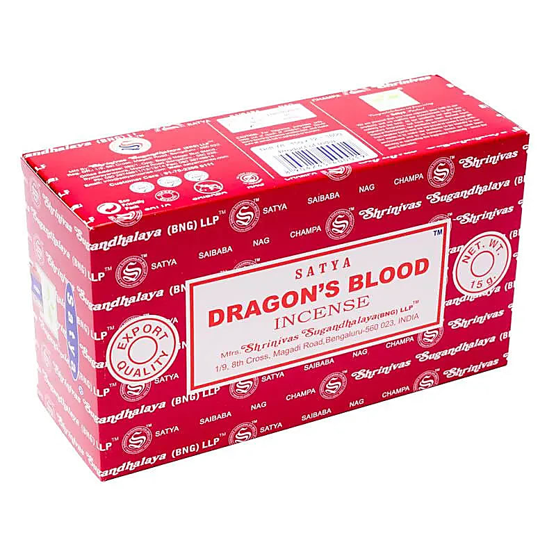 Wierook Satya Dragon's Blood Incense - Doos 12 pakjes