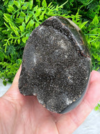 Druzy Septarie ei-vorm cut base (532 gram) by KEY LIME STORE