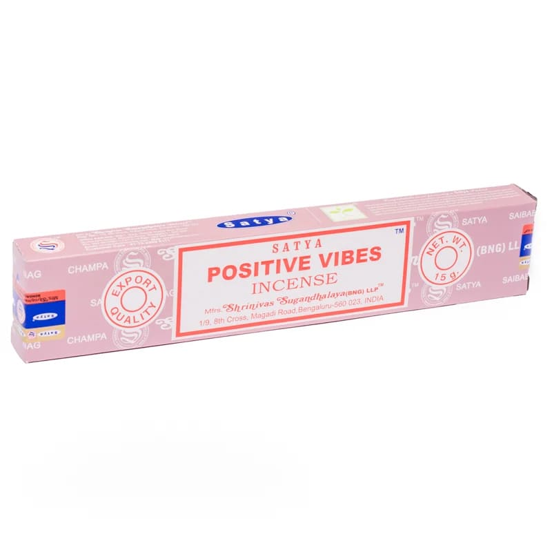Satya Positive Vibes Incense - 1 pack by KEY LIME STORE