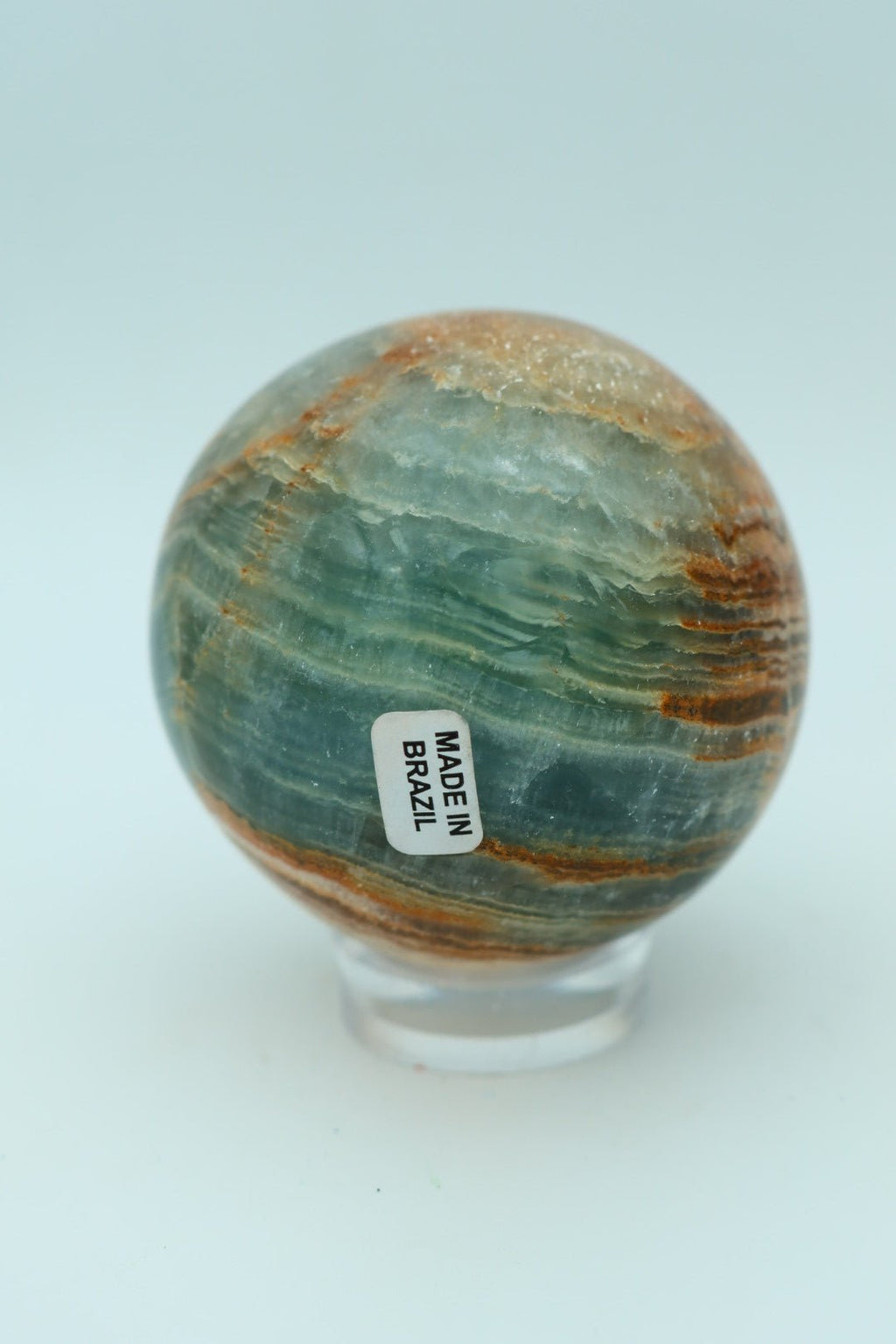 Blaue Onyx-Kugel, 0,333 kg, von KEY LIME STORE