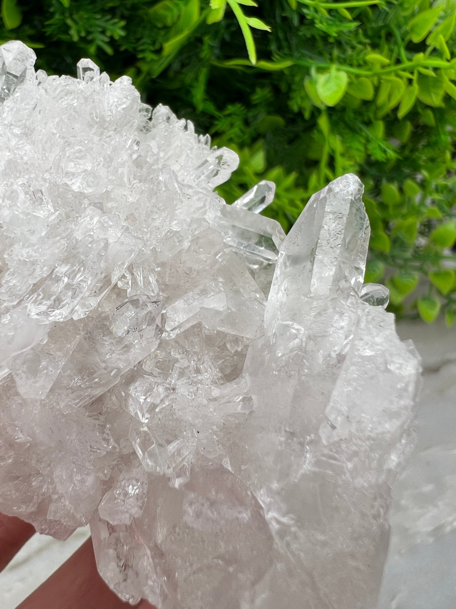 Bergkristal cluster met prachtige kristallen (8 cm) by KEY LIME STORE