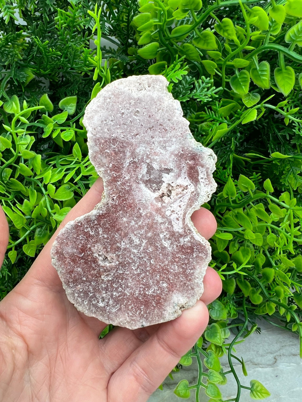 Rosa Amethyst-Cluster (9 cm) von KEY LIME STORE