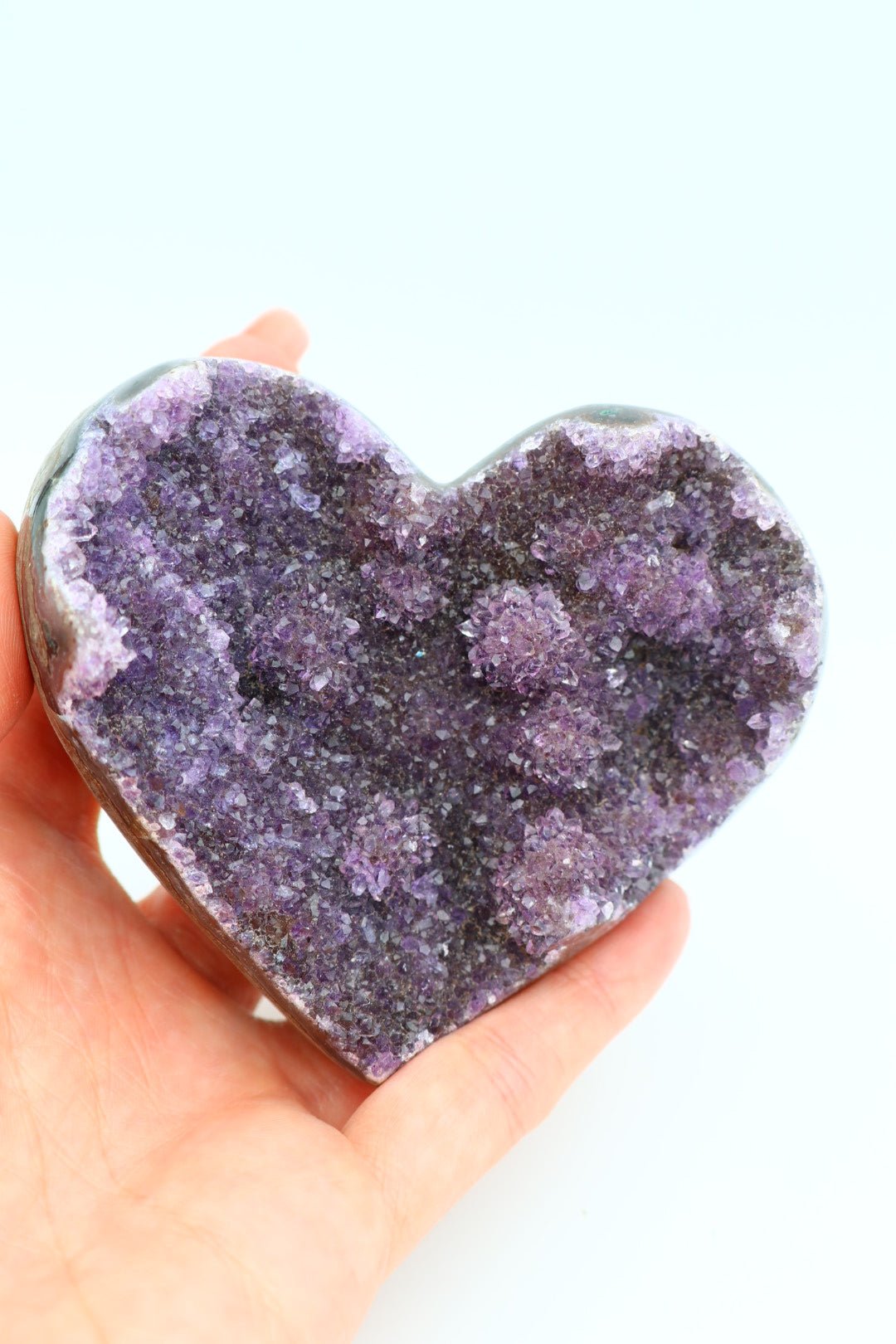 Amethyst-Herz 0,322 kg von KEY LIME STORE