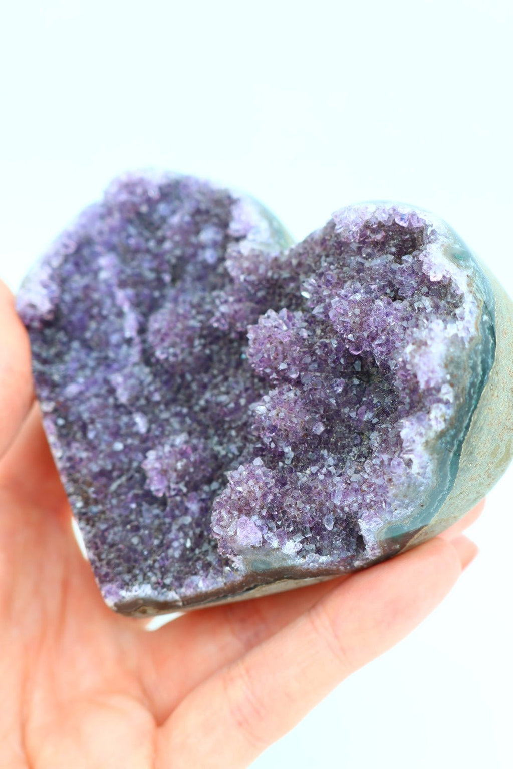 Amethyst-Herz 0,322 kg von KEY LIME STORE
