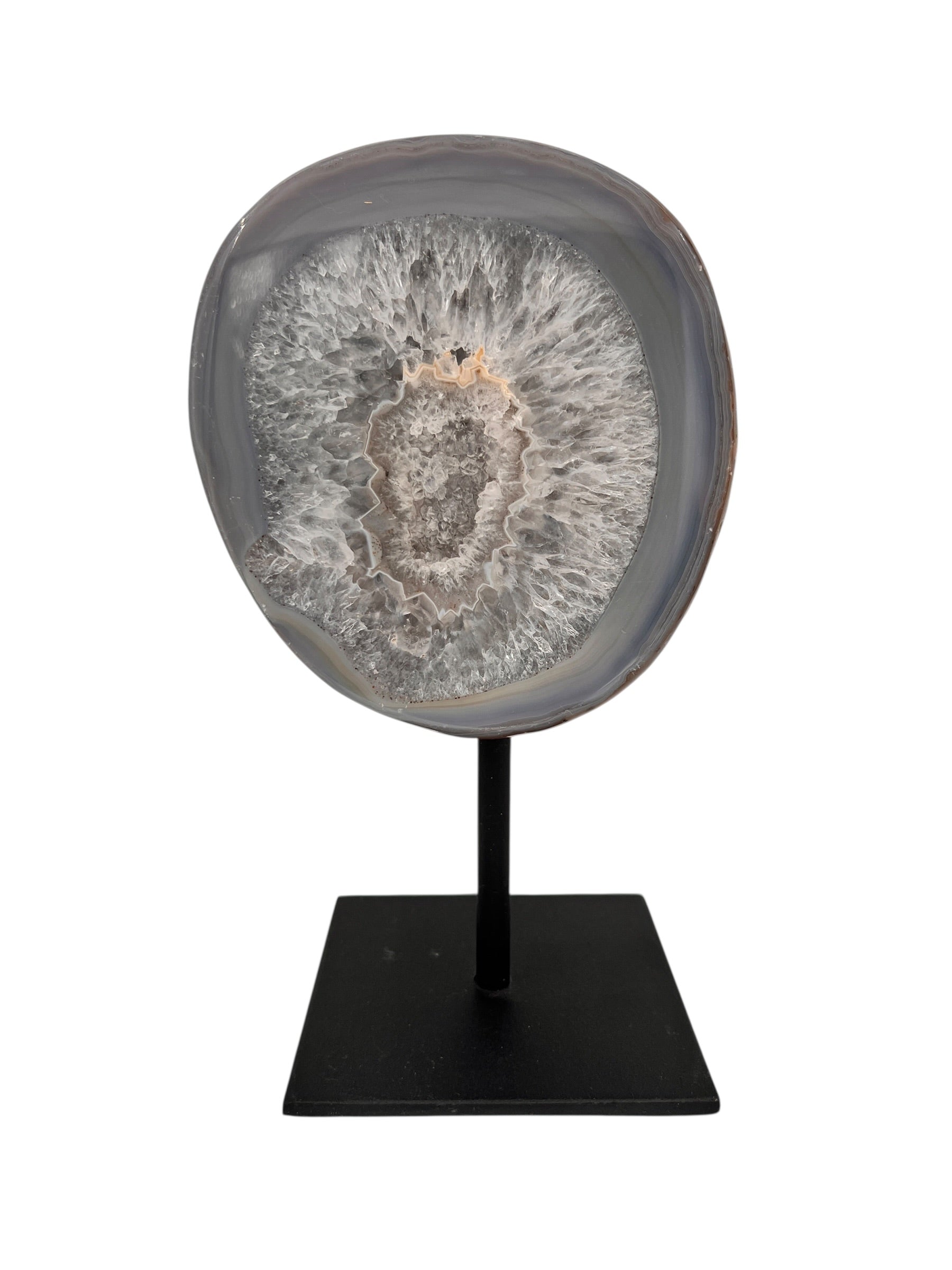 Halve agaat op standaard 1.731 kg