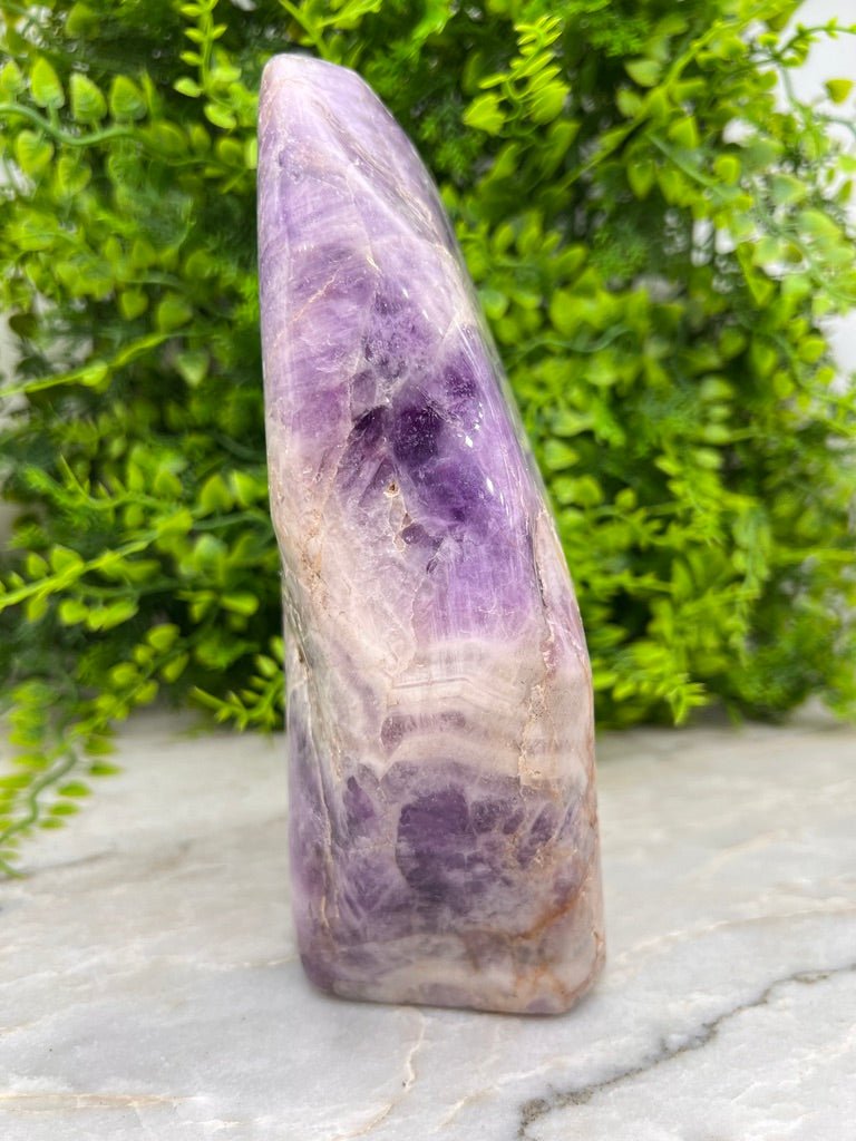 Dog Teeth Amethist sculptuur by KEY LIME STORE
